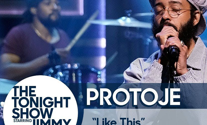 Protoje as a guest on Jimmy Fallon's "The Tonight Show".    Image: jamaicans.com